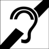 accessibility assistive listening symbol